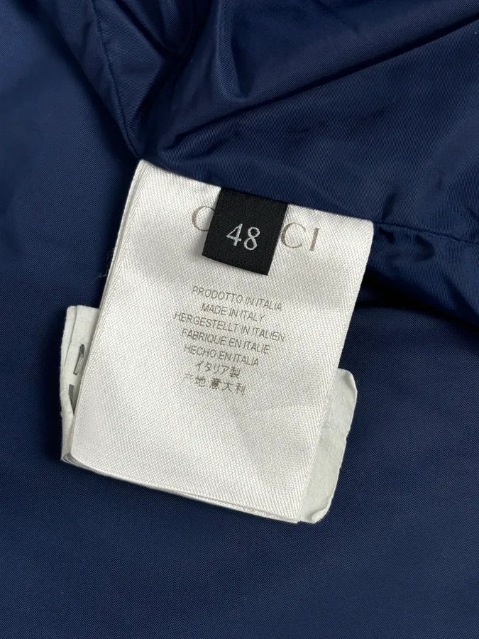 2010s Gucci Navy Nylon Monogram Light Jacket DTrfayi 8