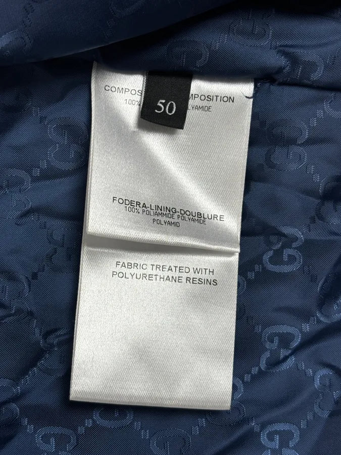 AW2010 Gucci Navy Nylon Quilted Puffer Jacket AsgKXnz 10