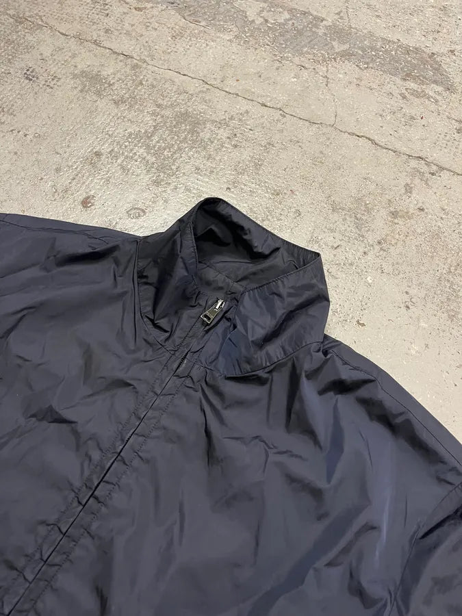 Gucci Navy Nylon Windbreaker Jacket uYcxJxB 4