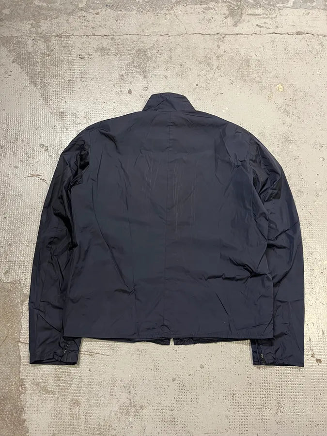 Gucci Navy Nylon Windbreaker Jacket uYcxJxB 7