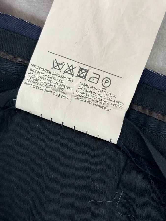 2000s Gucci Navy Pinstriped Viscose Classy Pants  THDFgYL 12