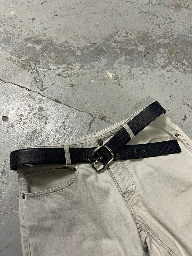 Gucci Navy Propaganda Leather Belt eKoHSKf 2