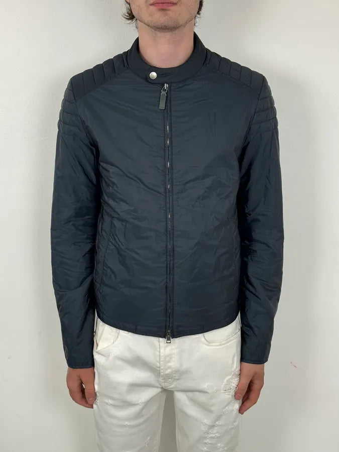 AW2011 Gucci Navy Quilted Nylon Zip-Up Jacket by Frida Giannini HGuSpAj 1