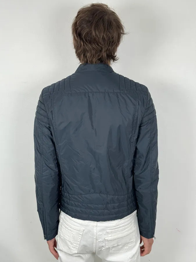 AW2011 Gucci Navy Quilted Nylon Zip-Up Jacket by Frida Giannini HGuSpAj 2