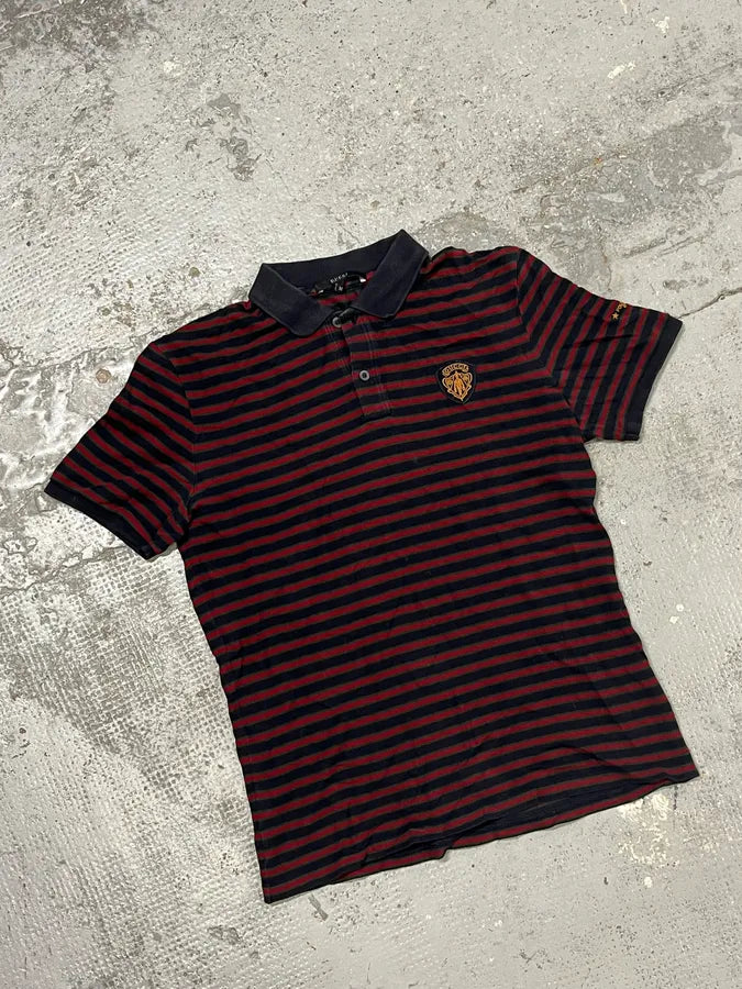 2000s Gucci Navy Red Striped Polo  uszWbcL 3