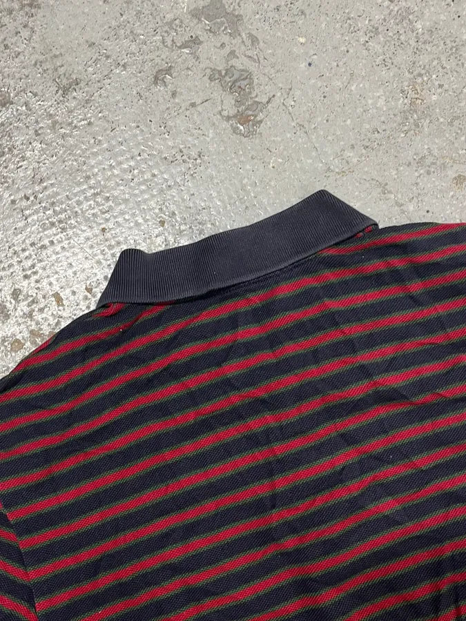 2000s Gucci Navy Red Striped Polo  uszWbcL 6