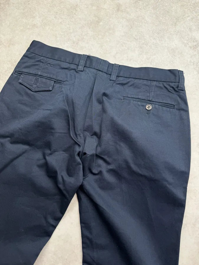 SS2009 Gucci Navy Silver Medal Chinos Pants by Frida Giannini SBESbxh 7