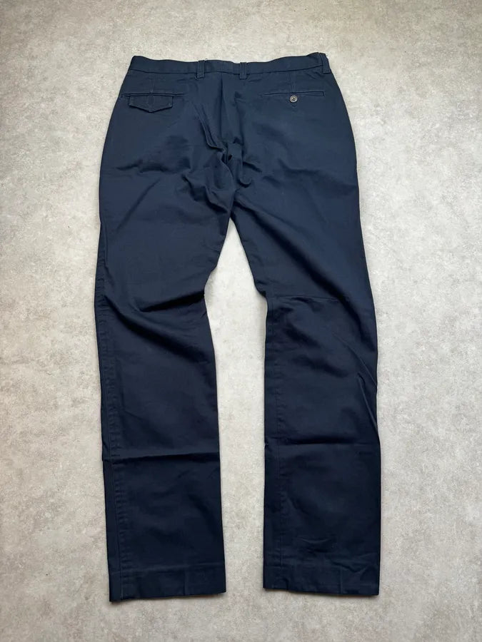 SS2009 Gucci Navy Silver Medal Chinos Pants by Frida Giannini SBESbxh 2