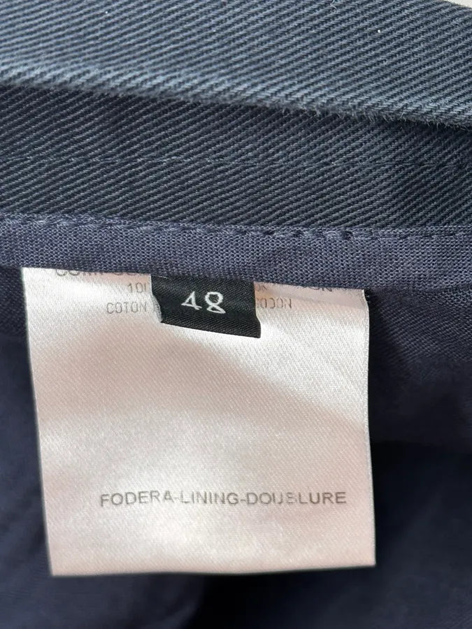SS2009 Gucci Navy Silver Medal Chinos Pants by Frida Giannini SBESbxh 12