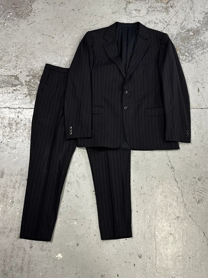 2000s Gucci Navy Striped Wool Blazer & Pants Set by Tom Ford oTUTNcp 0