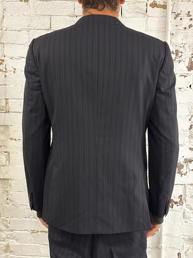 2000s Gucci Navy Striped Wool Blazer & Pants Set by Tom Ford oTUTNcp 6