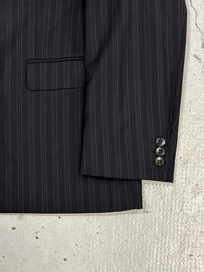 2000s Gucci Navy Striped Wool Blazer & Pants Set by Tom Ford oTUTNcp 11