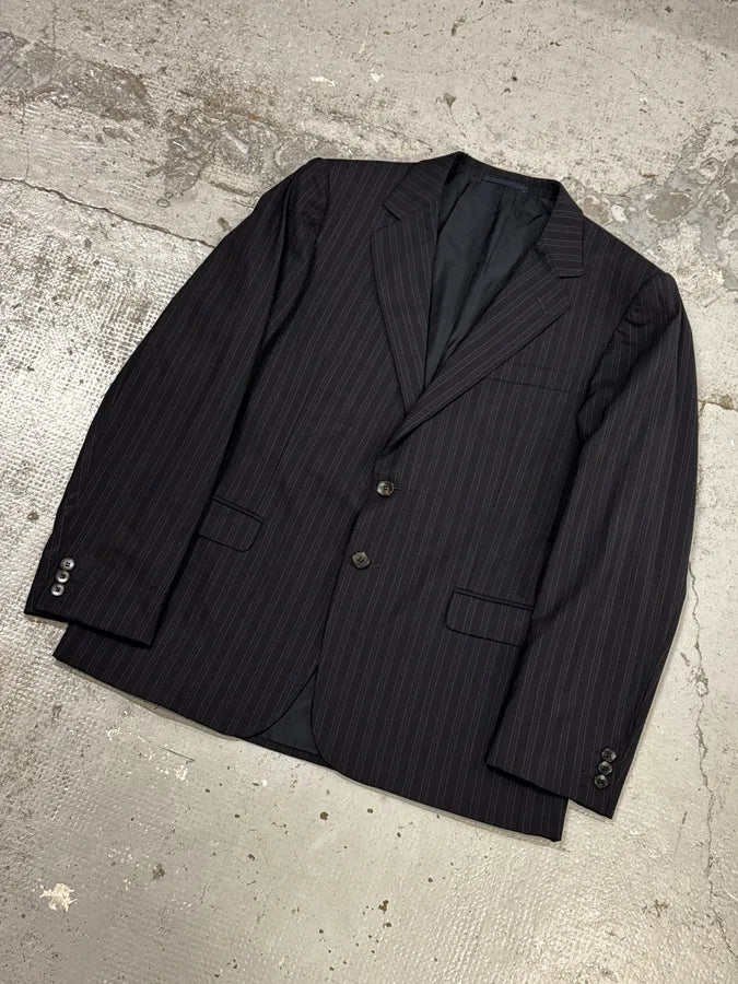 2000s Gucci Navy Striped Wool Blazer & Pants Set by Tom Ford oTUTNcp 7