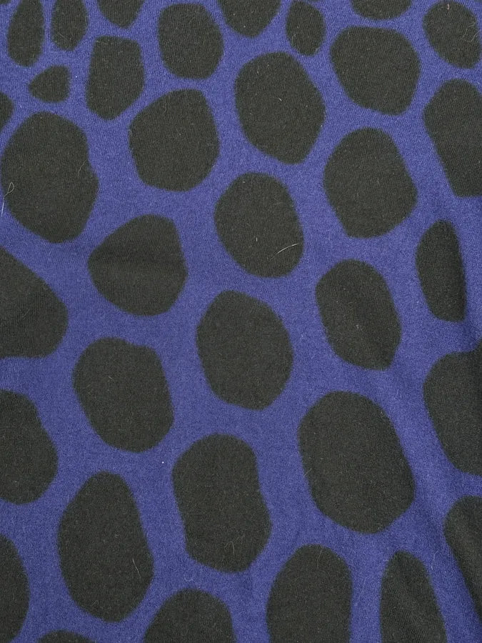 AW2009 Gucci Navy & Black Cashmere Polka Dot V-Neck Sweater by Frida Giannini VMEUOBi 6