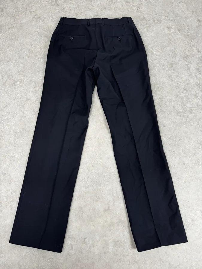 2000s Gucci Navy Minimalist Tailored Pants vxQaZCg 4