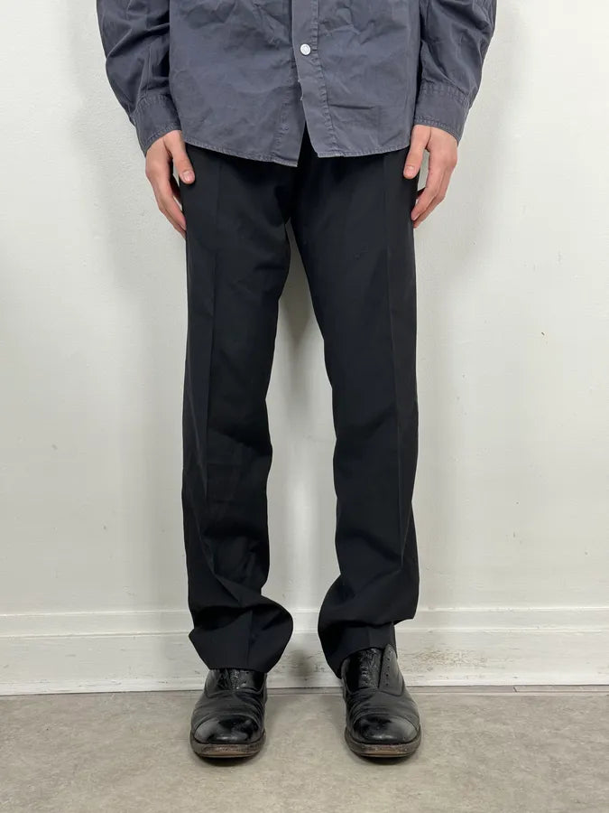 2000s Gucci Navy Minimalist Tailored Pants vxQaZCg 0