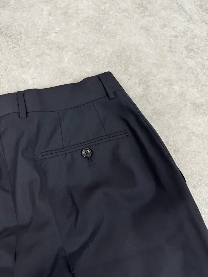 2000s Gucci Navy Minimalist Tailored Pants vxQaZCg 8