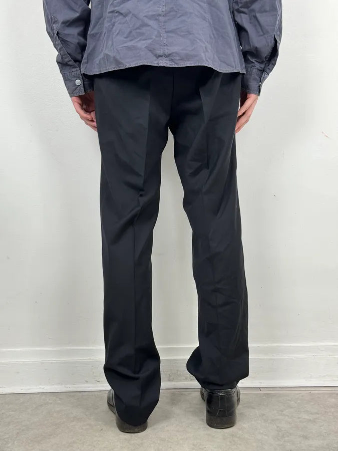 2000s Gucci Navy Minimalist Tailored Pants vxQaZCg 2