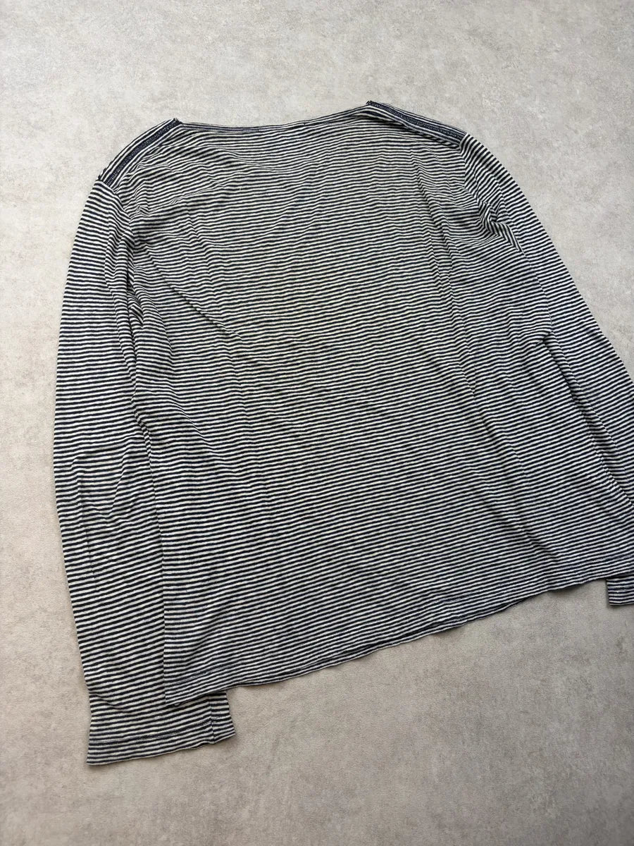 Gucci Navy White Striped Cotton Longsleeve JIBDelr 8