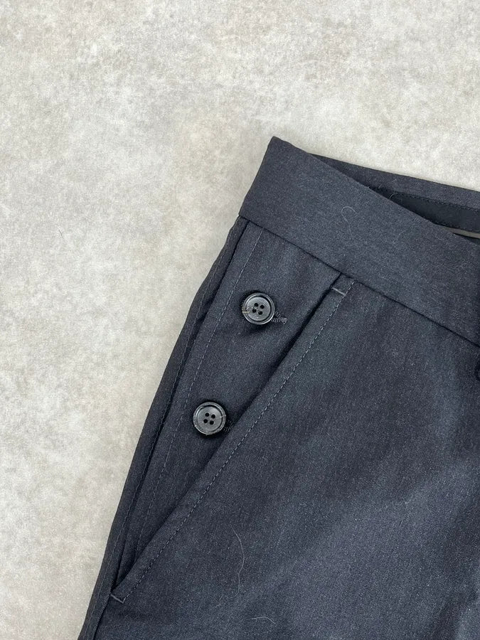 2000s Gucci Dark Grey Regular Tailored Pants ttQTWBm 9