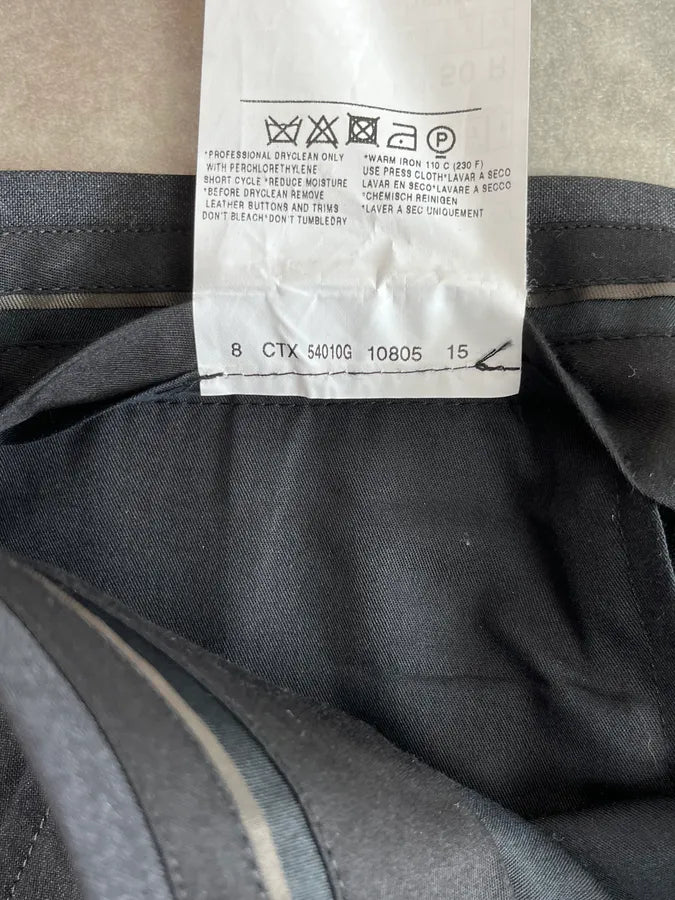 2000s Gucci Dark Grey Regular Tailored Pants ttQTWBm 12