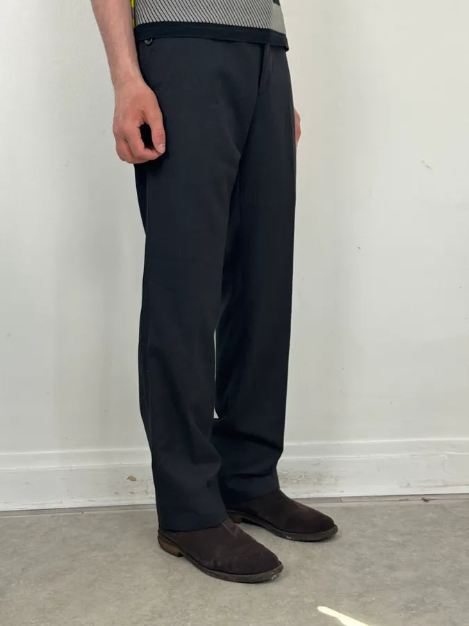2000s Gucci Dark Grey Regular Tailored Pants ttQTWBm 2