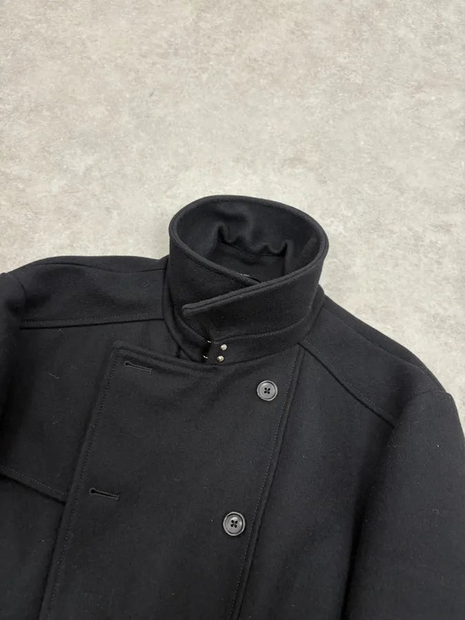 2010S Gucci Black Wool Classy Caban Officer Jacket BJjaJPX 4