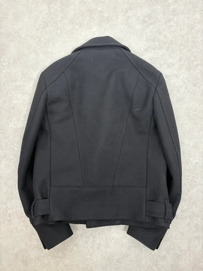 2010S Gucci Black Wool Classy Caban Officer Jacket BJjaJPX 5