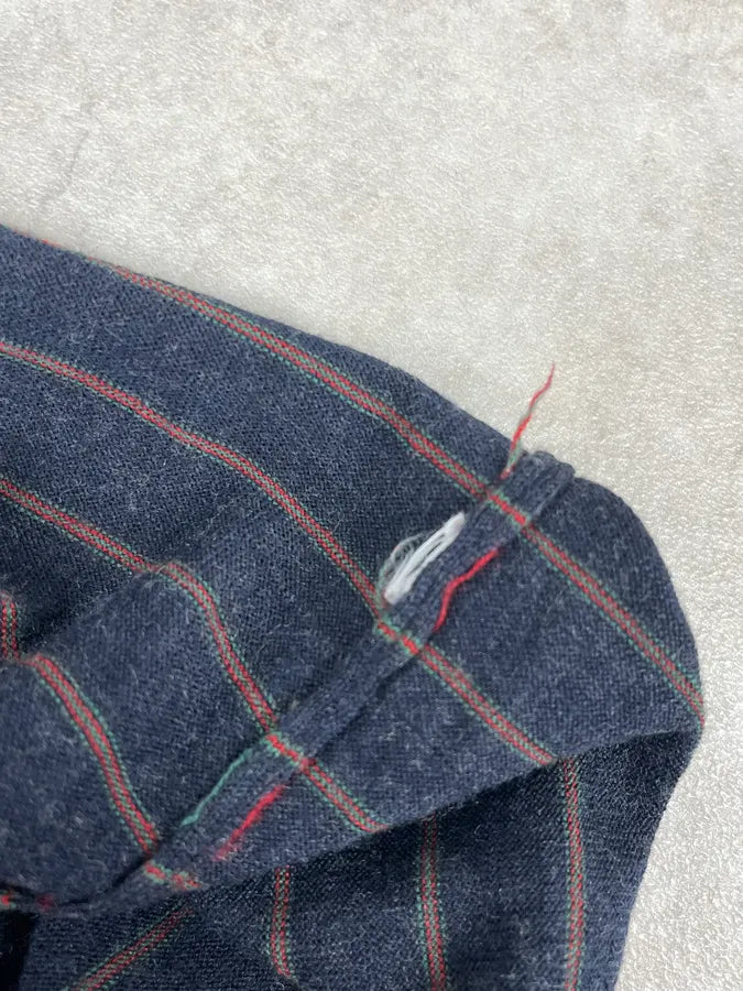 AW2007 Gucci Navy Striped Longsleeve Polo kuLHpwm 8