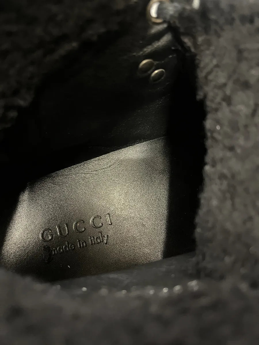 Gucci Nebraska Fur Propaganda High Shoes PyQBhno 6