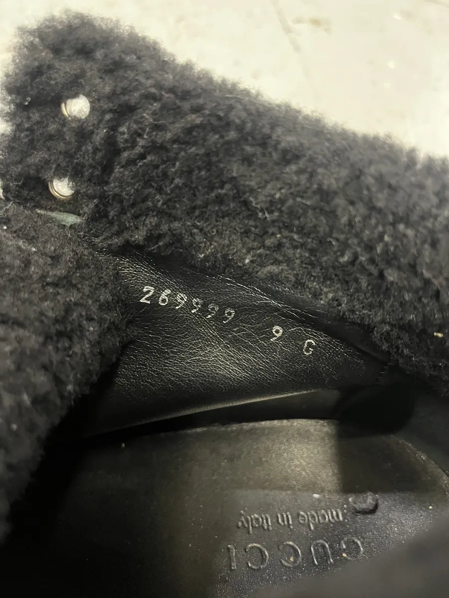 Gucci Nebraska Fur Propaganda High Shoes PyQBhno 8