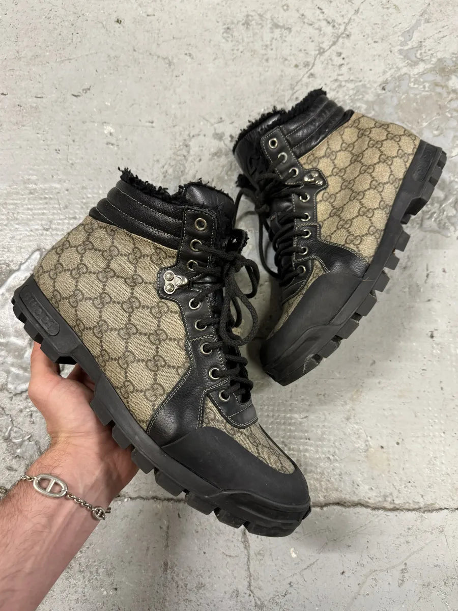 Gucci Nebraska Fur Propaganda High Shoes QhjrcvO 0