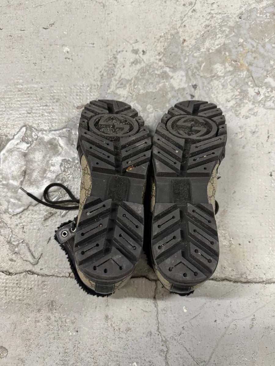 Gucci Nebraska Fur Propaganda High Shoes QhjrcvO 8