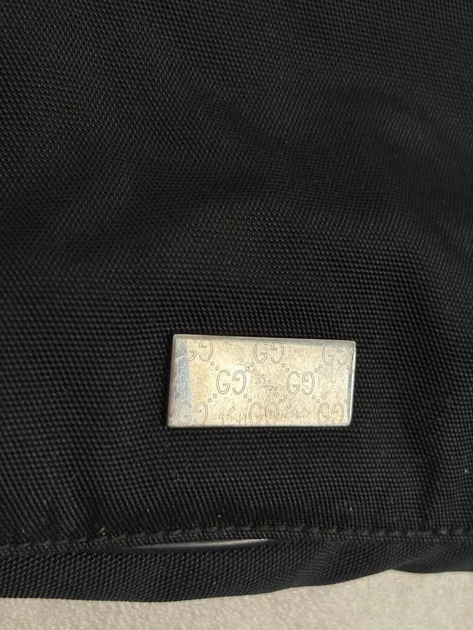 Gucci Nylon Black Minimalist Messenger Bag FFkQiZn 6