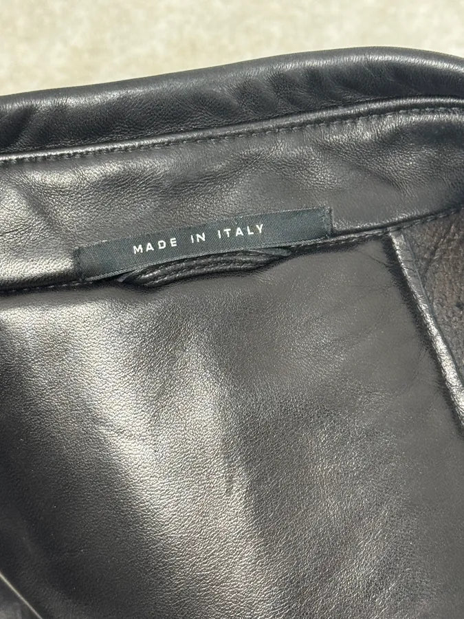 FW2000 Gucci Tornado Storm Padded Leather Vest by Tom Ford KgkHWNI 10