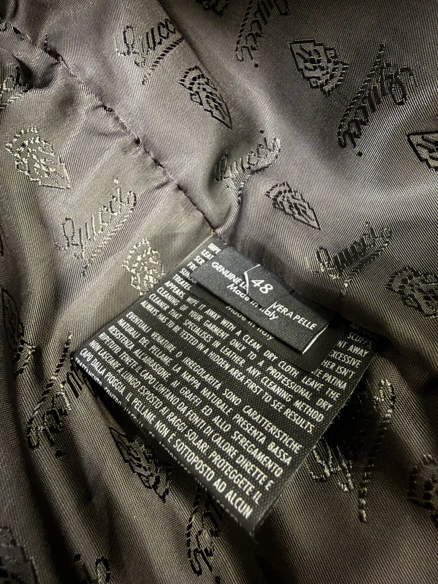 Gucci Pony Hair Leather Fox Fur Brown Belted Trench Coat QUfYoYn 13