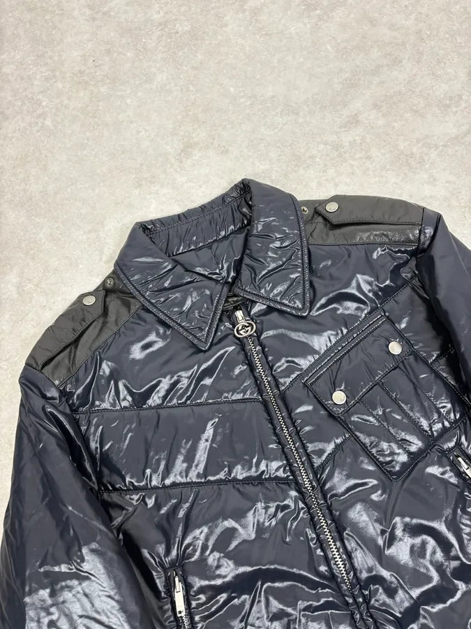 2000s Gucci Navy Light Puffer Jacket kcuXSth 5