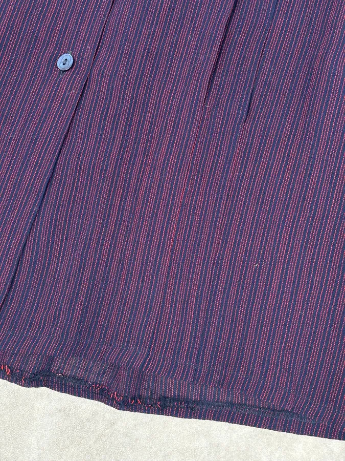1990s Gucci Purple Wool Striped Shirt XtMOsUx 9