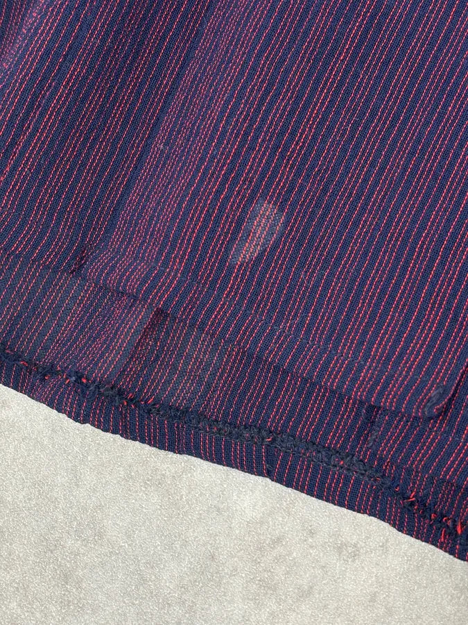 1990s Gucci Purple Wool Striped Shirt XtMOsUx 11
