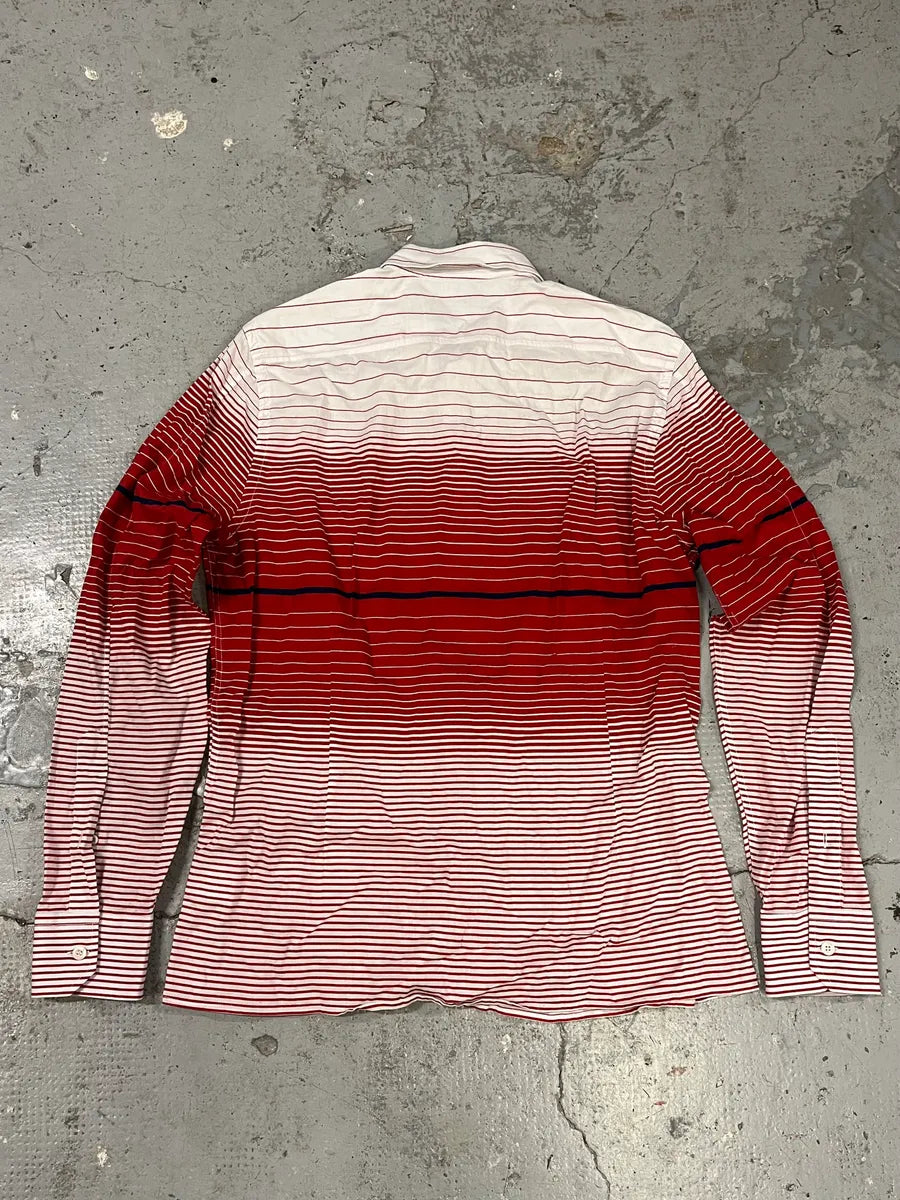 Gucci Red & White Striped Shirt mtAYZDk 5