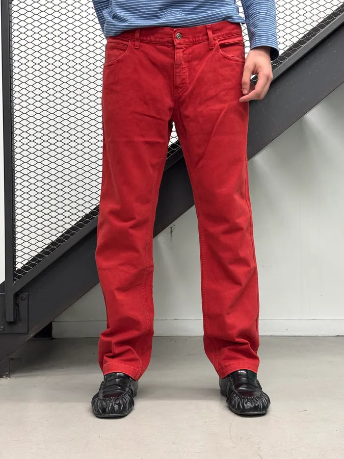 2000s Gucci Red Cozy Large Pants CiFTHJj 1