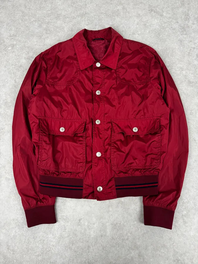 SS2009 Gucci Red Nylon Light Jacket by Frida Giannini keNZnut 0