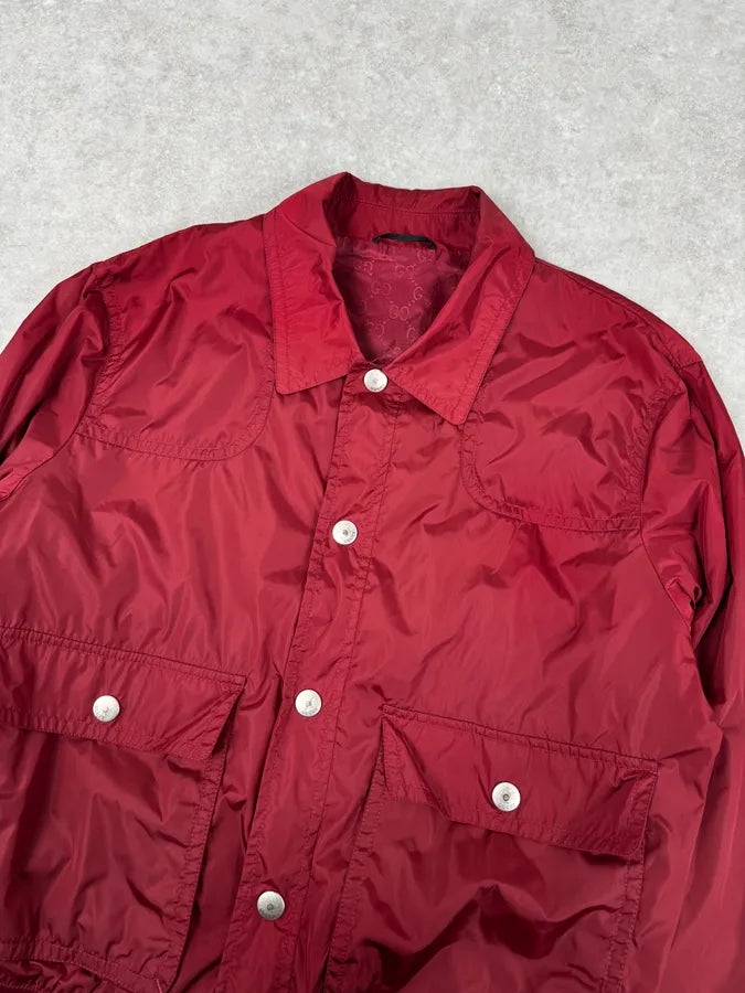 SS2009 Gucci Red Nylon Light Jacket by Frida Giannini keNZnut 4
