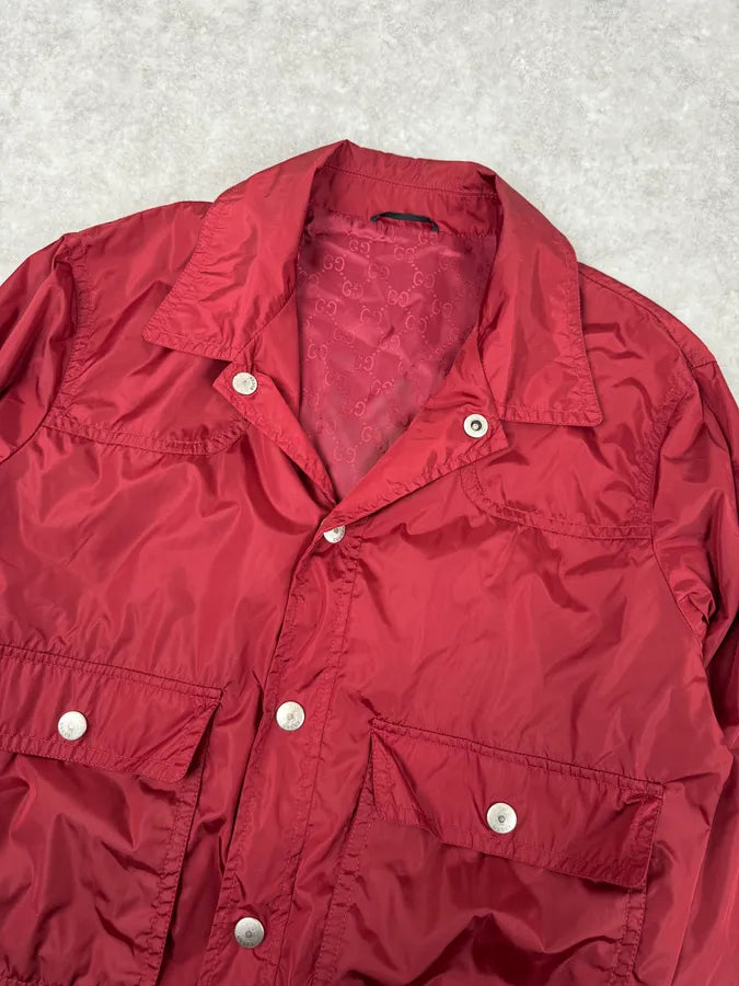 SS2009 Gucci Red Nylon Light Jacket by Frida Giannini keNZnut 5