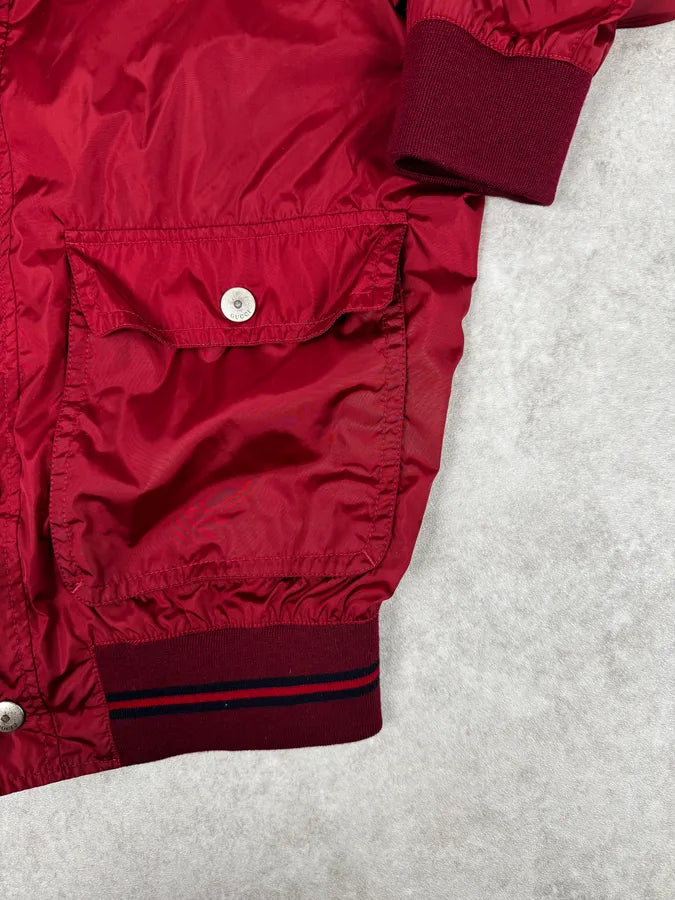 SS2009 Gucci Red Nylon Light Jacket by Frida Giannini keNZnut 8