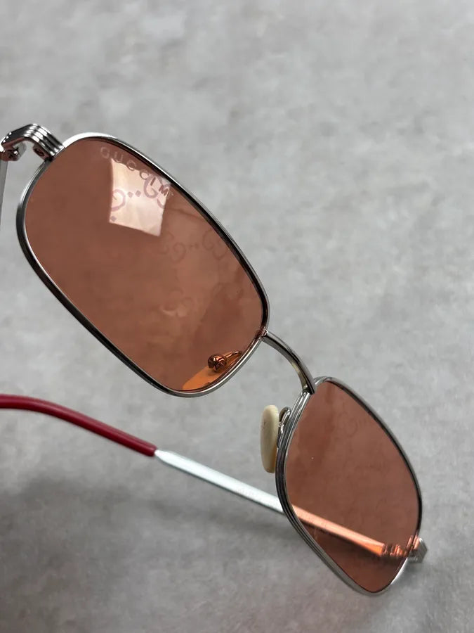 Gucci Retro Red GG Monogram Sunglasses  XbUgCia 13
