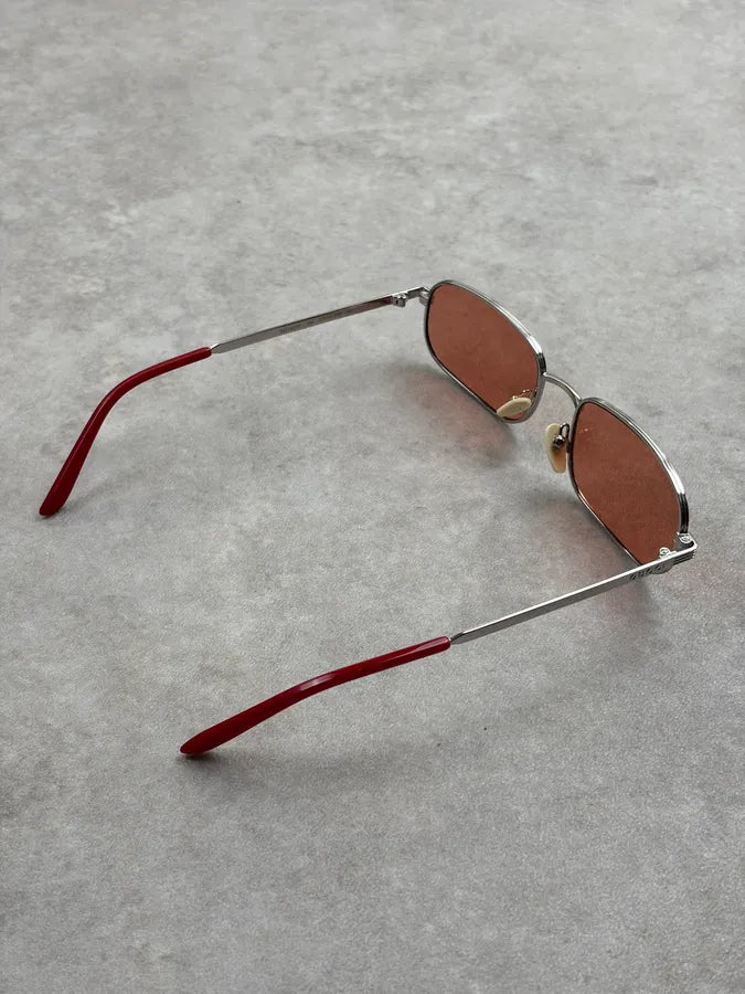Gucci Retro Red GG Monogram Sunglasses  XbUgCia 7