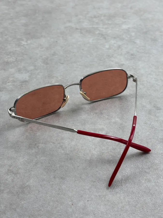 Gucci Retro Red GG Monogram Sunglasses  XbUgCia 11