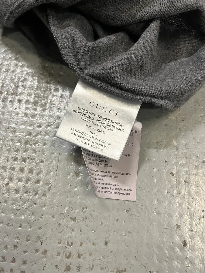 Gucci Signature Grey Longsleeve T-Shirt mokBNOf 8