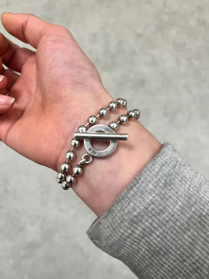 Gucci Silver Bullet Chain Bracelet  MInLexS 3